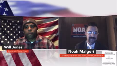 Clip of Ep. 326 Interview with Noah Malgeri candidate US Congress NV D03