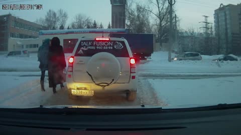 Human Superman Lifts Stuck Car