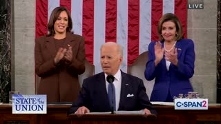 Biden Yells "Go Get Him!" In Bizarre Ending To SOTU Speech