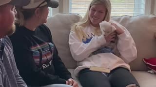 Girl Surprised with a New Deaf Puppy
