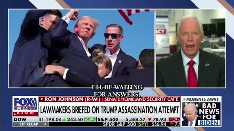 Ron Johnson Outraged Over ‘Infuriating’ Trump Assassination Attempt Details