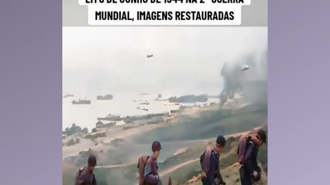 Real Images of D-DAY in Color - Operation Overload - June 6, 1944