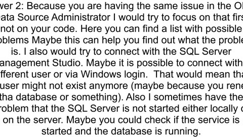 ODBC SQL Server Driver Login timeout expired