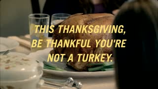 Peta's banned thanksgiving ad