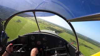 Flying an Forney Aircoupe over Waller Texas