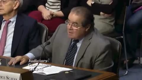 Justice Antonin Scalia Schools Senator Feinstein (CA)