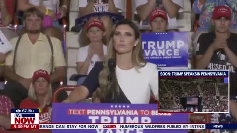 Trump lawyer Alina Habba introduces Trump at PA rally | LiveNOW from FOX