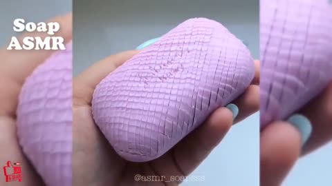 ASMR soap carving with no sound