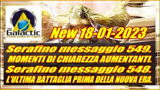 New 18-01-2023 Messaggio Seraphin 549: MOMENTI DI CHIAREZZA AUMENTANTI