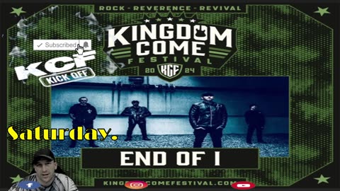 Kingdom Come Festival Band Announcements. As We Are-Behold the Beloved-Big Rev-Convictions-End of I