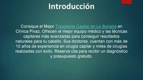 Consique el Mejor Trasplante Capilar en La Buhaira