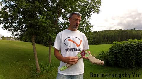 Real life 'Gale' boomerang from 'Legend of Zelda'