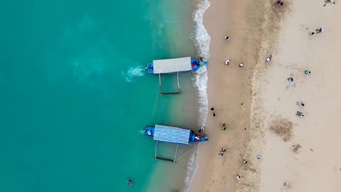 Goa Beach Drone View