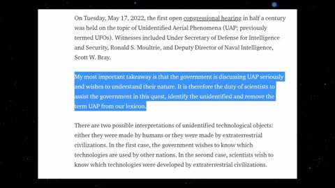 Zprávy o UFO - Květen 2022: Veřejné slyšení o UFO v americkém Kongresu #UFO #UAP #zprávy