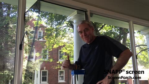 SNAPP® screen Porch Screen Project Review - Pat from Indiana