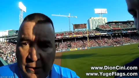 Must see body cam Trump Won at Boston Fenway