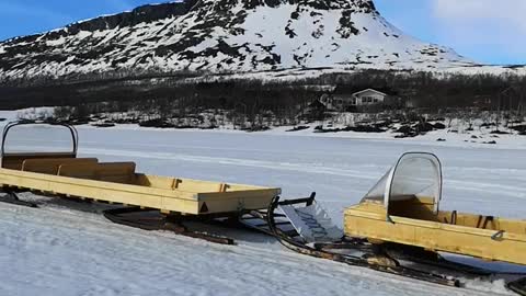 Never was late for winter in Lapland of Finland