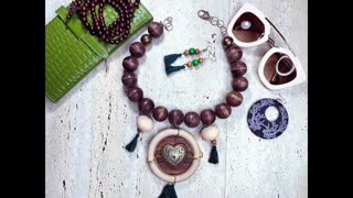 'Quieten Your Spirit' Necklace Set | Fashion Inspo | How to Wear | Re-Purposed Materials | #shorts