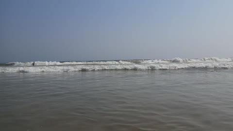 Beautiful Sea Waves!! Puri Beach India!!