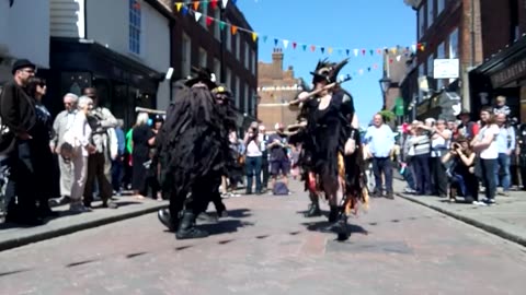 Beltane Border Morris-Tamara at Rochester Sweeps Festival 2018