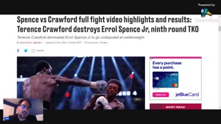 Thoughts on Terence Crawford's DOMINANT win over Errol Spence