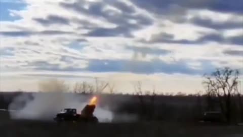 russian Su-25 Almost Hit by BM-21 Rocket Launch! Amazing footage (Plus Cockpit Recording!)