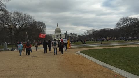 1/6/21 walk to Capitol building