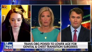 Charlie Kirk speaks with Laura Ingraham about new WPATH guidelines that will lower the age of trans surgeries on minors