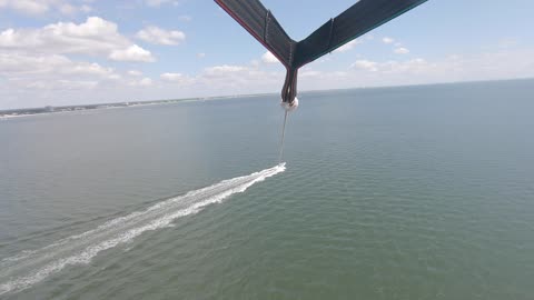 Parasailing Off the Coast of Fort Myers Beach