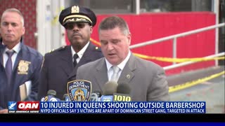 10 injured in Queens shooting outside barbershop