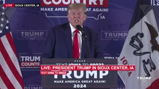 Trump Rally in Sioux, Iowa - January 5, 2024