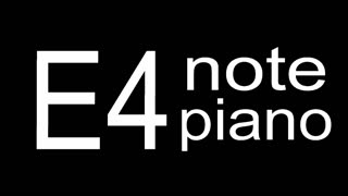 E4 Piano Note