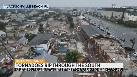 Tornadoes leave trail of destruction in the South