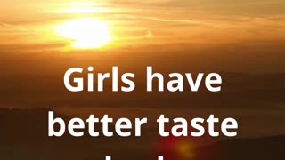 Girls have better taste buds