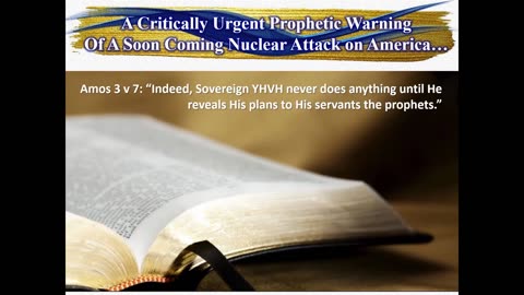 WHY America Is About To Suffer A Nuclear Attack #Prophetic Warning in Scripture! Part 1