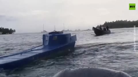 Panama's customs officials seize semi-submersible vessel carrying 625 kilos of cocaine