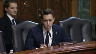 Sen. Hawley BLASTS Biden's Judicial Nominee On The Problem With Boys in Girls Bathrooms