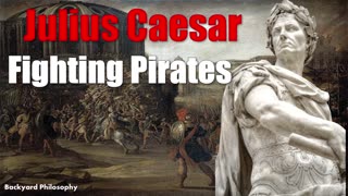 Julius Caesar Fighting Pirates