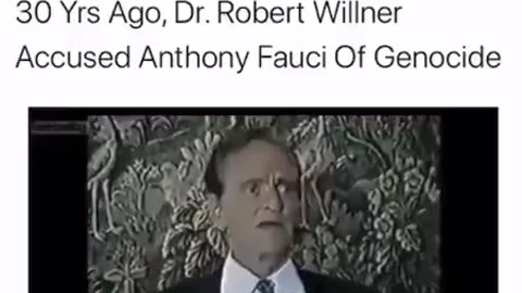 30 YEARS AGO DR. ROBERT WILLNER EXPOSED DR. FACUI AND THE AIDS GENOCIDE