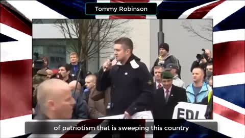 Tommy Robinson anti racism rant at EDL meet