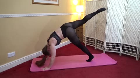 YOGA Routine leg stretches and balance