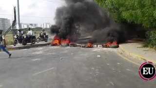 Actos de violencia durante el paro de mototaxistas en Cartagena