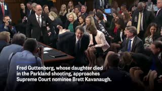 Kavanaugh turns his back on Parkland Father