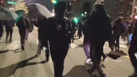 Denver BLM Protesters Chant "No Prison, No Walls, No USA At All!"