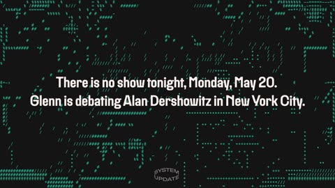 Glenn Debating in NYC; No Live Show Tonight
