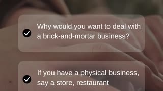 Why not start a physical business