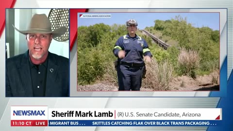 Newsmax - Sheriff Mark Lamb: The border crisis is 'the greatest threat' to America