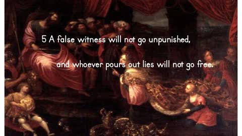 The Fate Of The False Witness - Proverbs 19:5