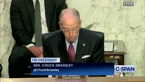 Sen. Chuck Grassley Confronts FBI Director Over Hunter Biden Laptop