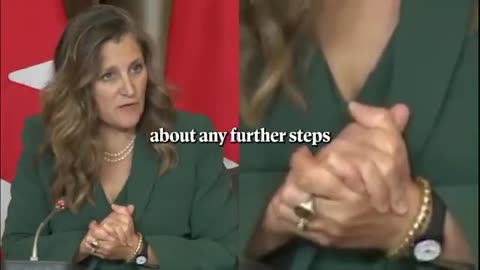 Watch Canada's Finance Minister Twitch with Fear When Asked nazi probe